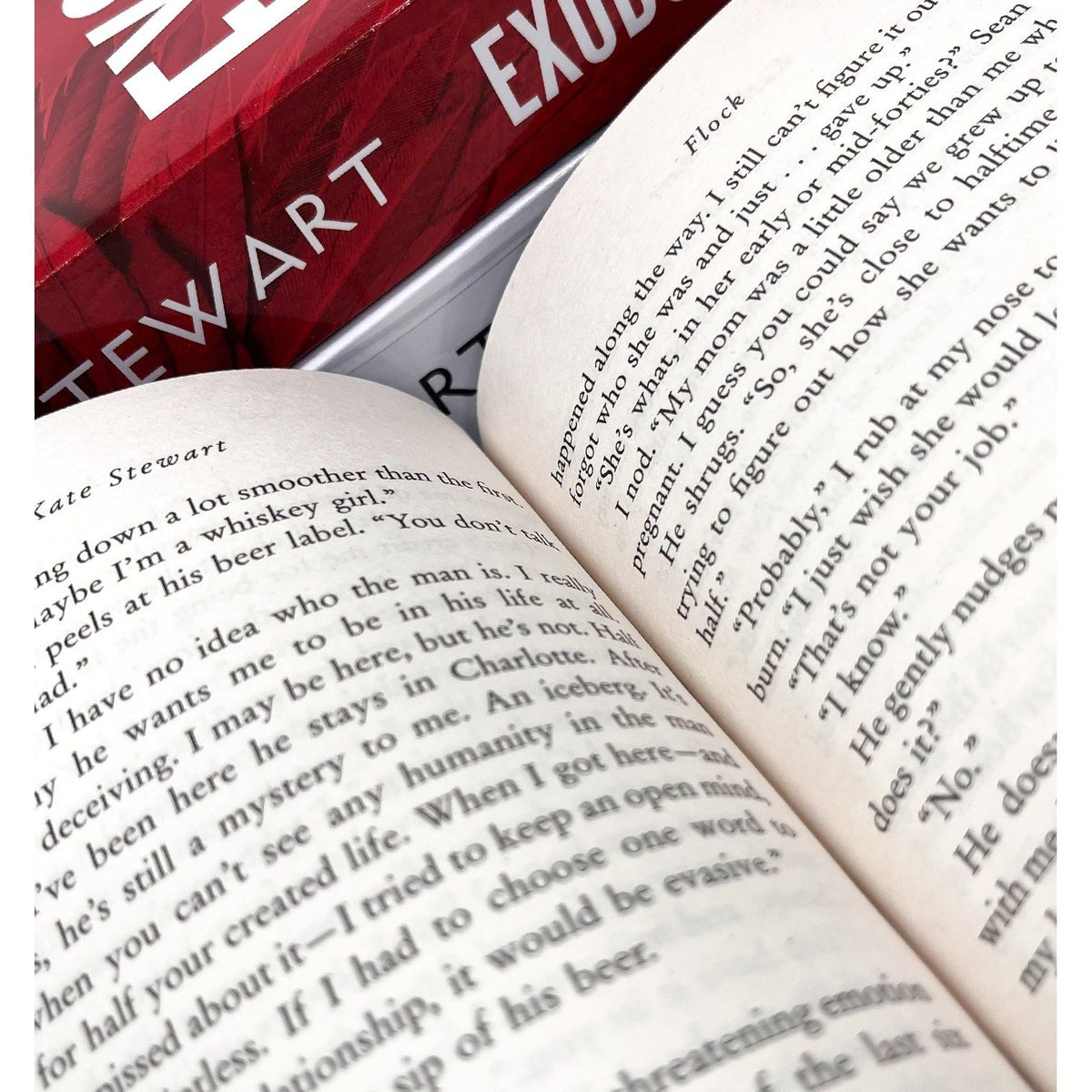 The Ravenhood Series By Kate Stewart 3 Books Collection Set (Flock, Exodus, The Finish Line)