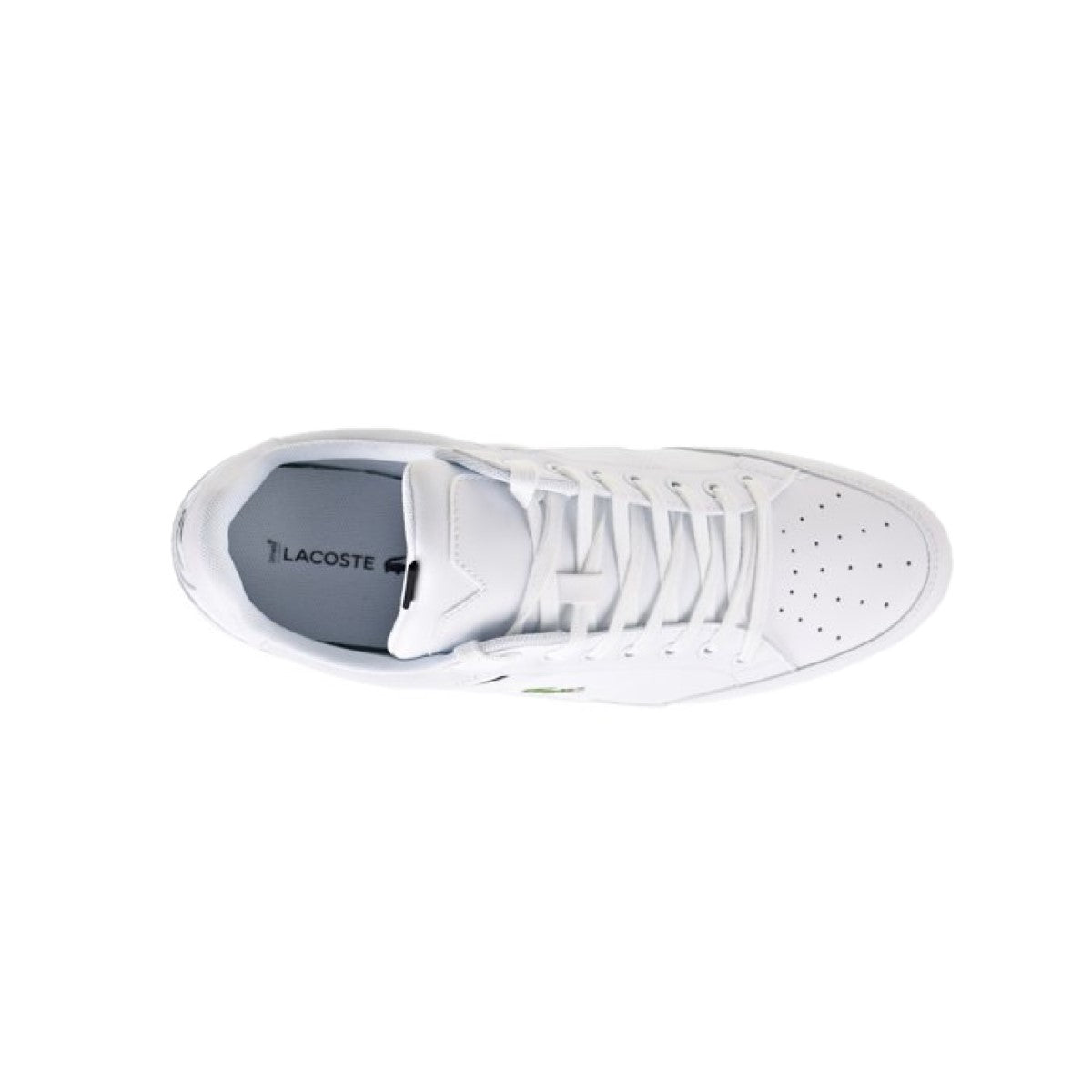 LACOSTE 7-42CMA0014147 CHAYMON 0121 1 MN'S (Medium) White/Black Synthetic & Leather Lifestyle Shoes