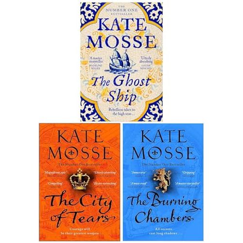 The Joubert Family Chronicles Collection 3 Books Set By Kate Mosse (The City of Tears, The Burning Chambers and The Ghost Ship)