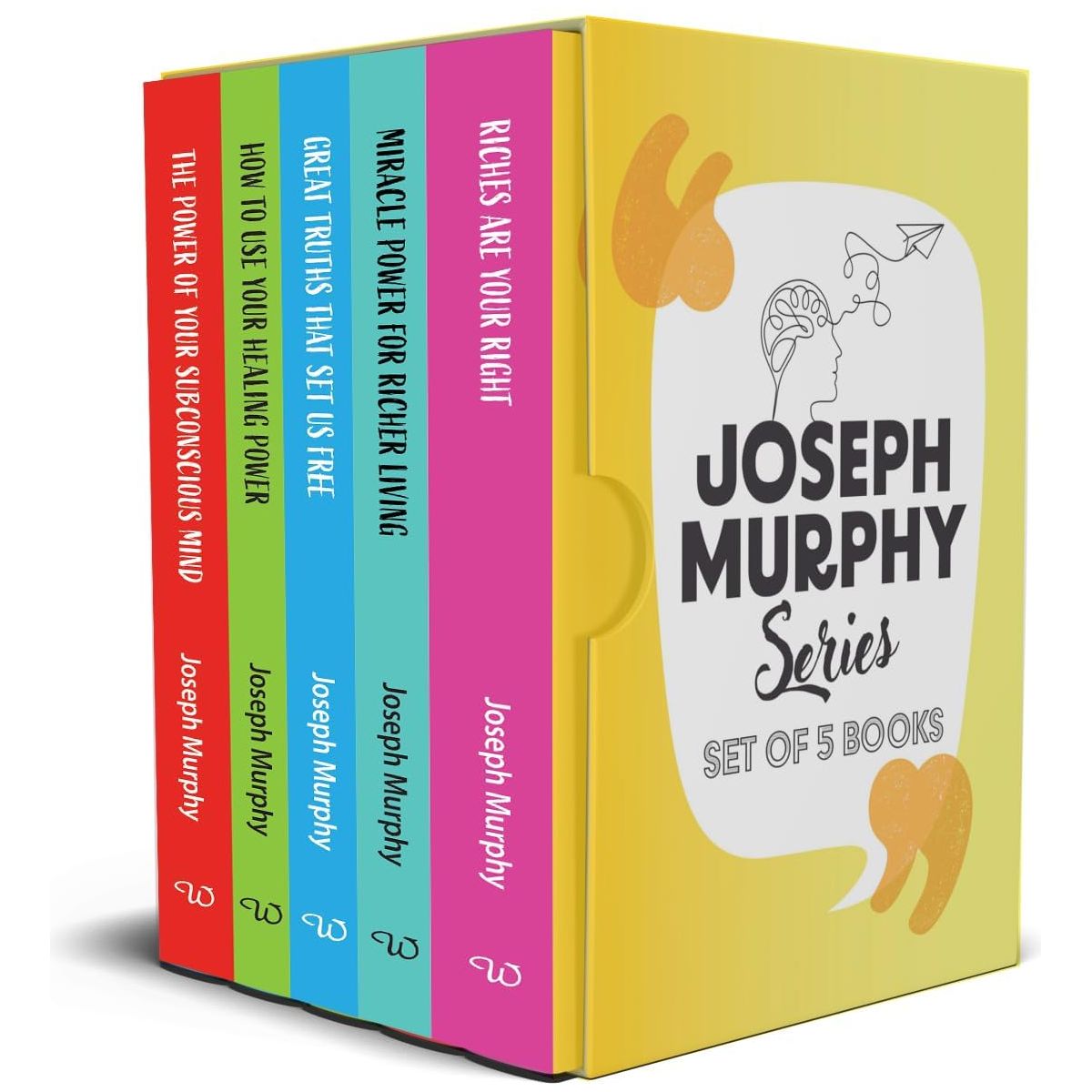 Joseph Murphy Box Set (Set of 5 Books) (The Power of your Subconscious Mind, Riches Are Your Right, Miracle Power for Richer Living, Great Truths That Set Us Free, How to Use Your Healing Power)