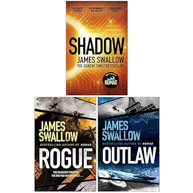 James Swallow Marc Dane Series 4-6 Collection 3 Books Set (Shadow, Rogue, Outlaw)