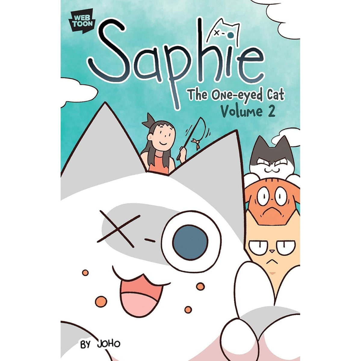 Saphie the One-eyed Cat Volume 1-2 Books Collection Set by Joho