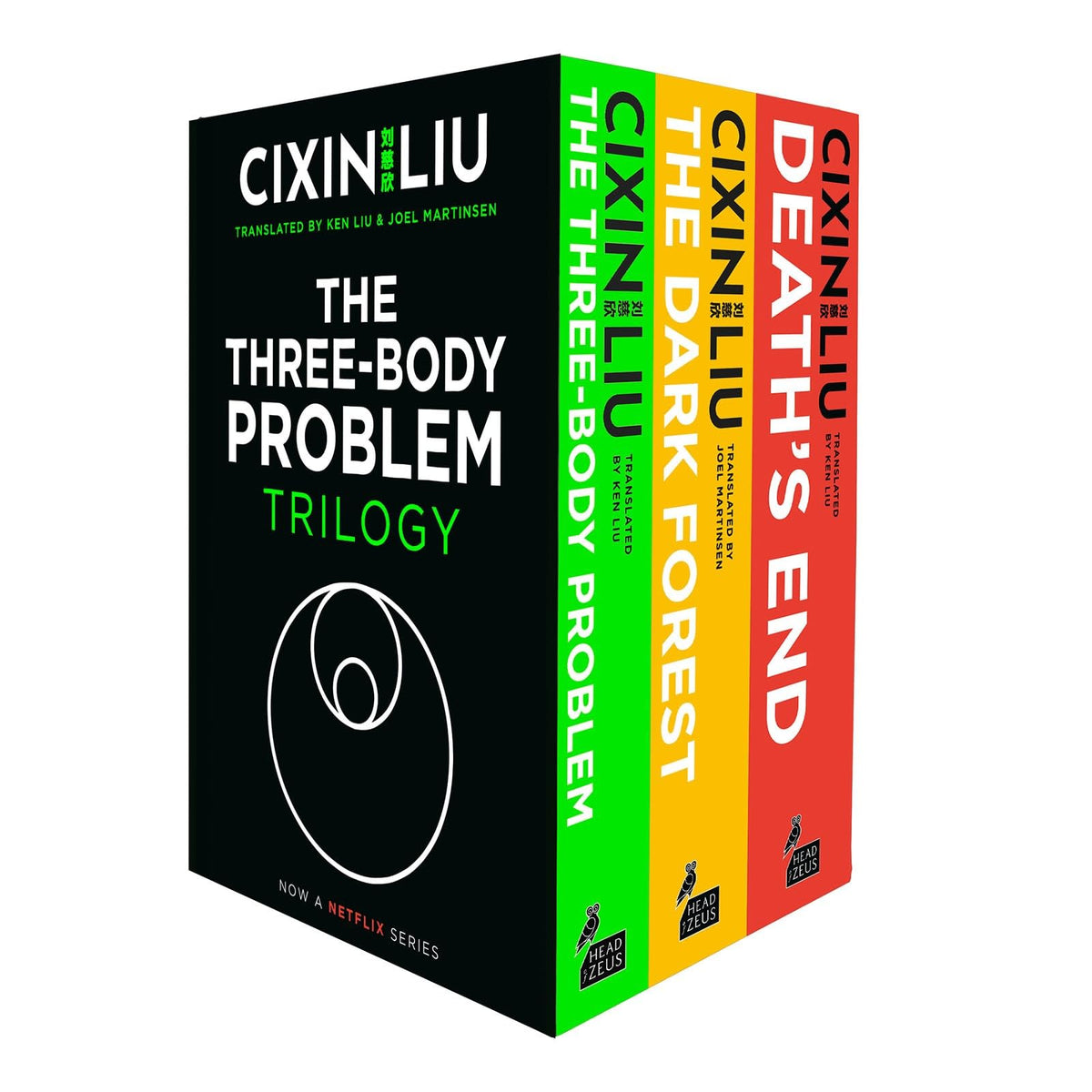 Cixin Liu Three Body Problem 3 Books Collection Box Set (The Three-Body Problem, The Dark Forest, Deaths end)