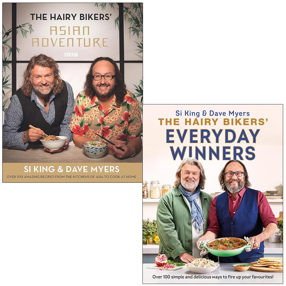 The Hairy Bikers Collection 2 Books Set (Asian Adventure & Everyday Winners)