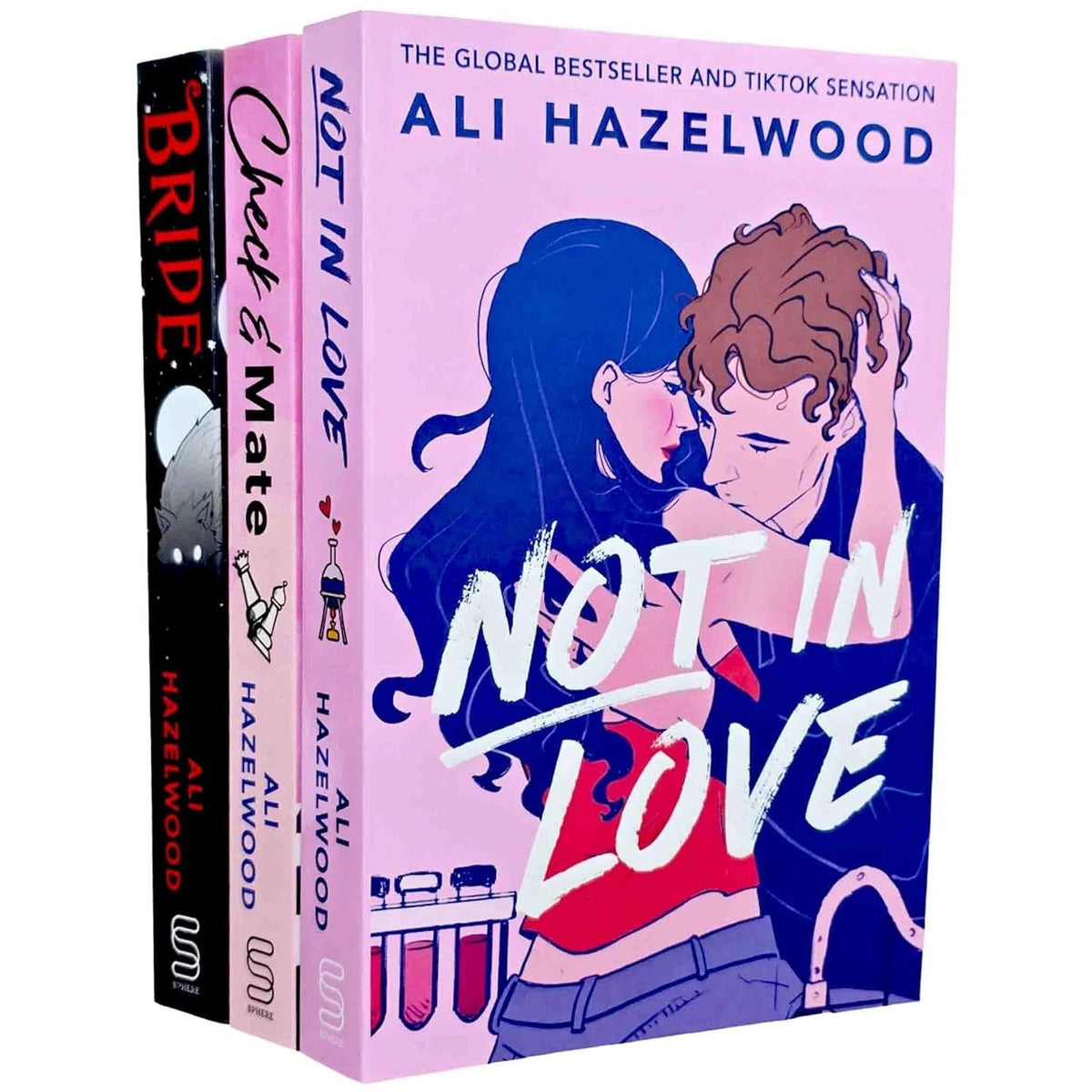 Ali Hazelwood 3 Books Collection Set (Check & Mate, Bride and Not in Love)