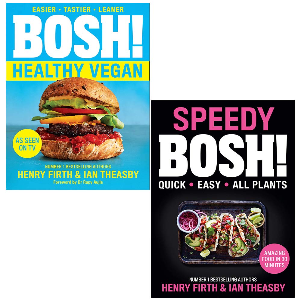 BOSH! Healthy Vegan and Speedy BOSH! By Henry Firth & Ian Theasby 2 Books Collection Set
