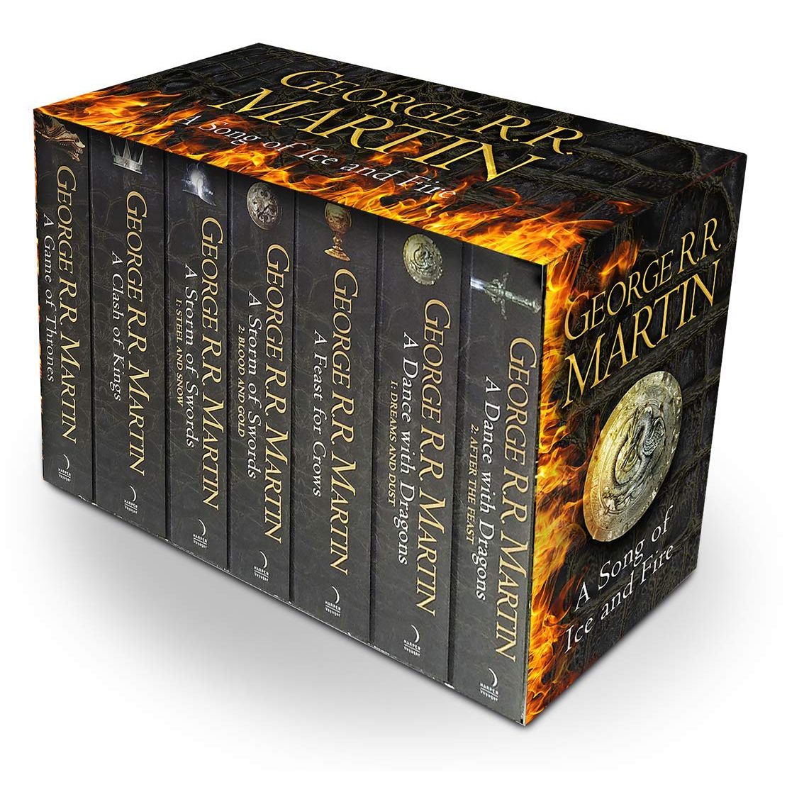 A Game of Thrones Song of Ice and Fire 7 Books Collection by George R.R. Martin