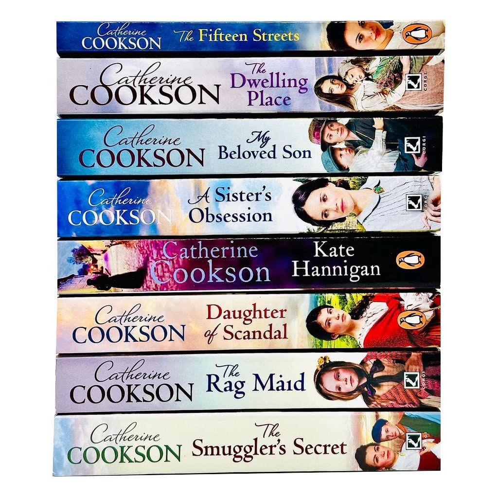 Catherine Cookson Collection 8 Books Set (My Beloved Son, The Dwelling Place, The Rag Maid, Kate Hannigan, A Sister's Obsession, The Smuggler's Secret and More)