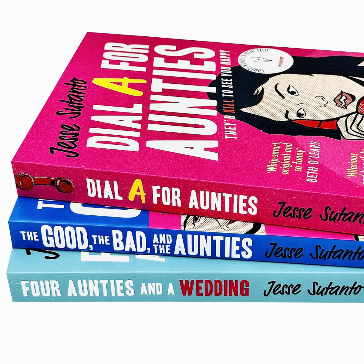 Aunties Series 3 Books Collection Set By Jesse Sutanto (Mystery Books)