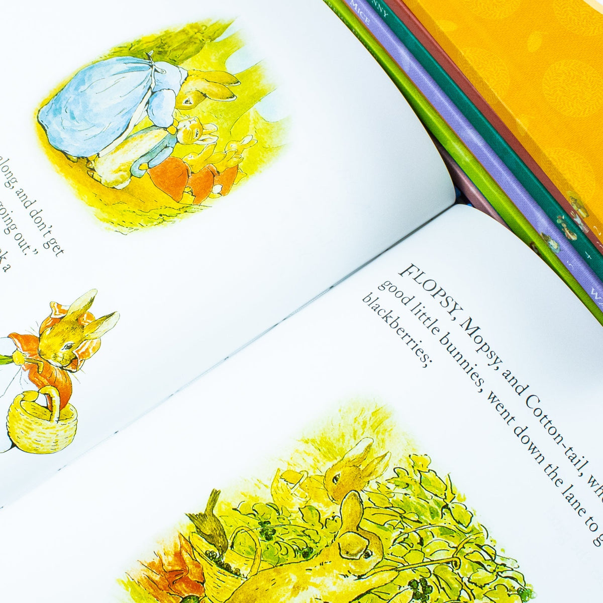 The Peter Rabbit Library 10 Books Collection Box Set Gift Pack by Beatrix Potter | Classic Children’s Stories