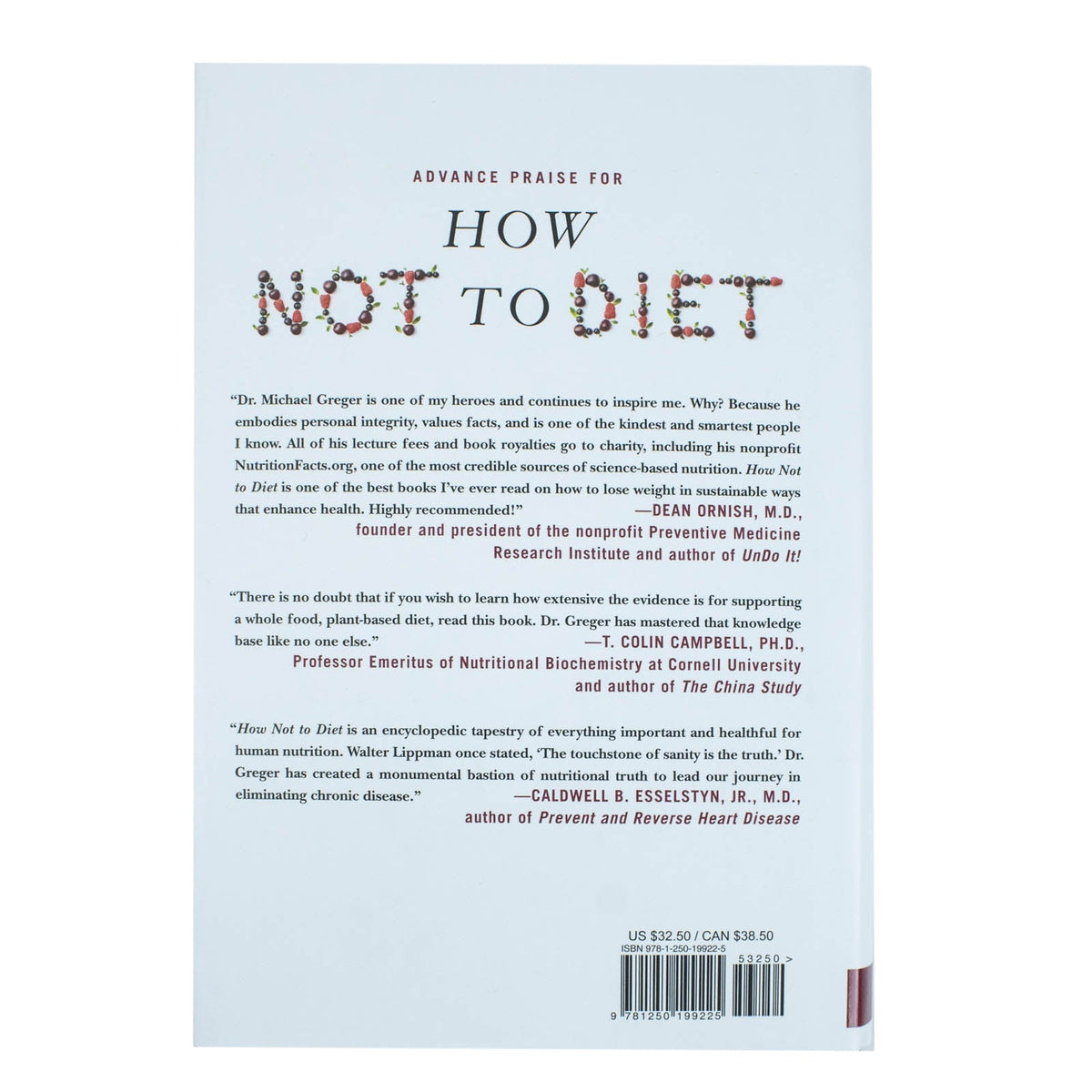 How Not to Diet Book, By Michael Greger (Weight Loss Book)