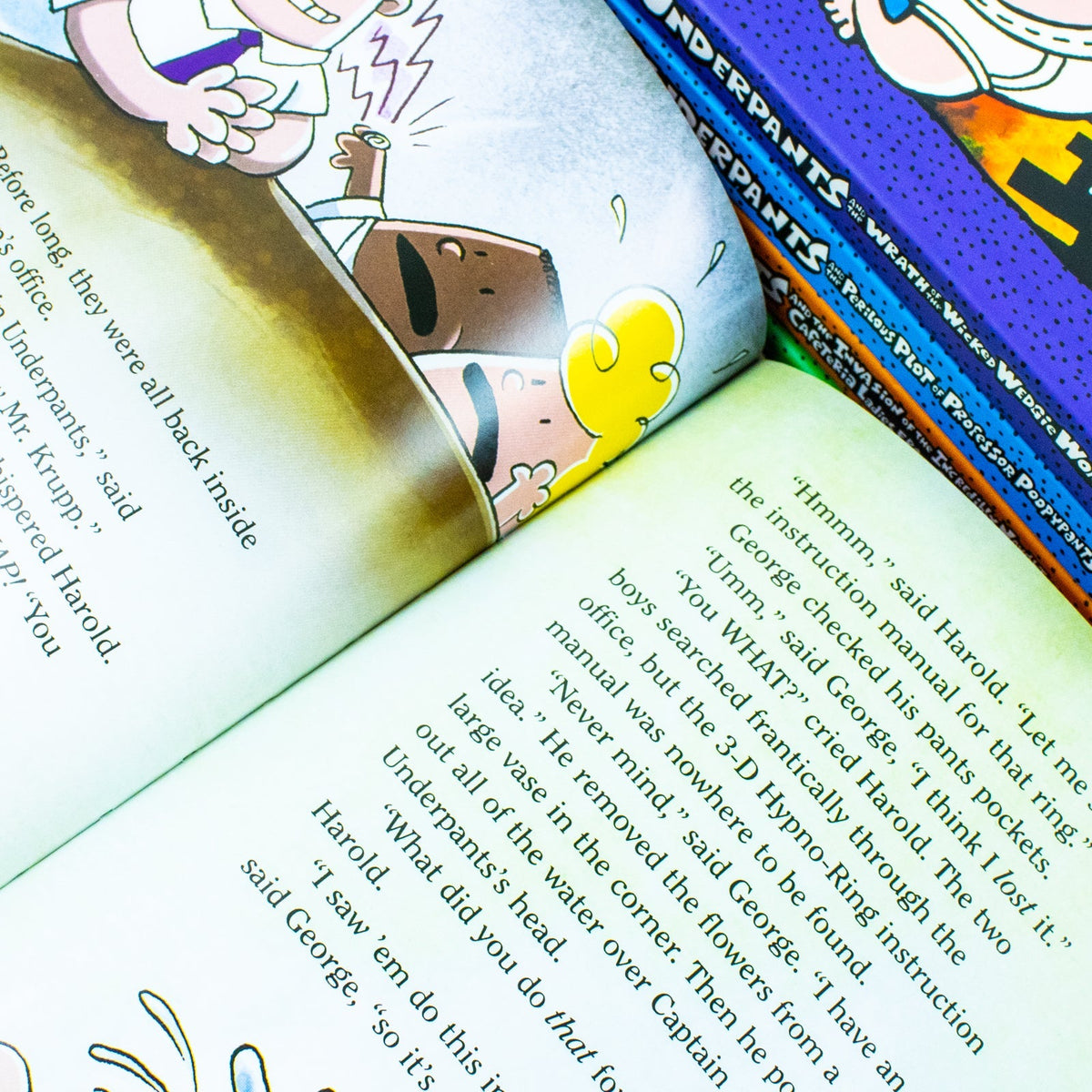 The Captain Underpants Colossal Color 5 Books Collection Set (25½ Anniversary Edition, Attack of the Talking Toilets)