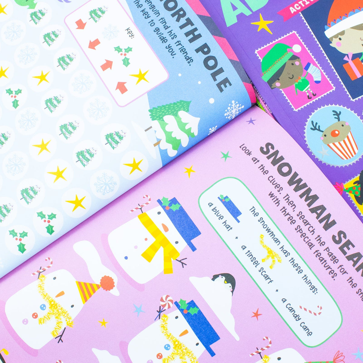 Children’s Christmas Activity Book Collection 6 Books Set | Magic Workshop, Elf Adventure, Gingerbread Friends, Polar Party, Reindeer Express & Jolly Santa