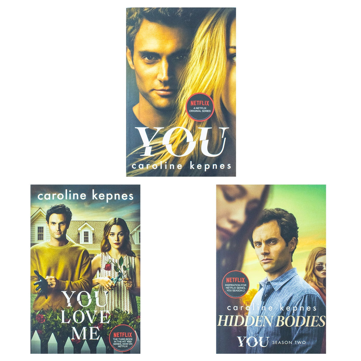Caroline Kepnes Collection 3 Books Set (You, Hidden Bodies, You Love Me)