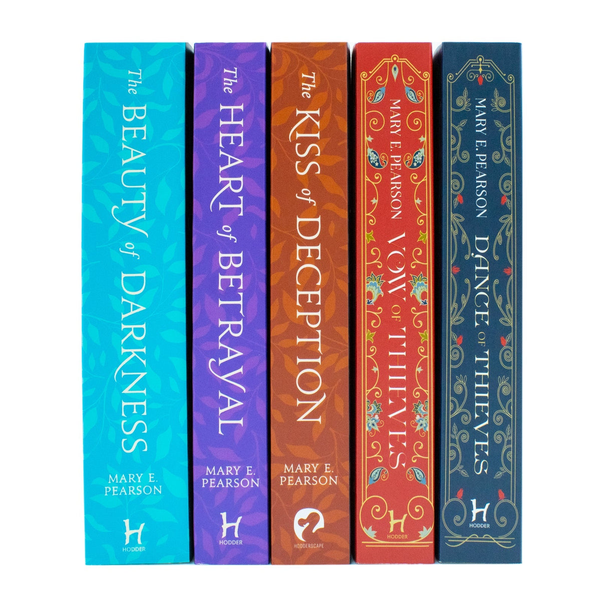 Mary E. Pearson Collection 5 Books Set (Dance of Thieves, Vow of Thieves, The Kiss of Deception, The Heart of Betrayal, The Beauty of Darkness)