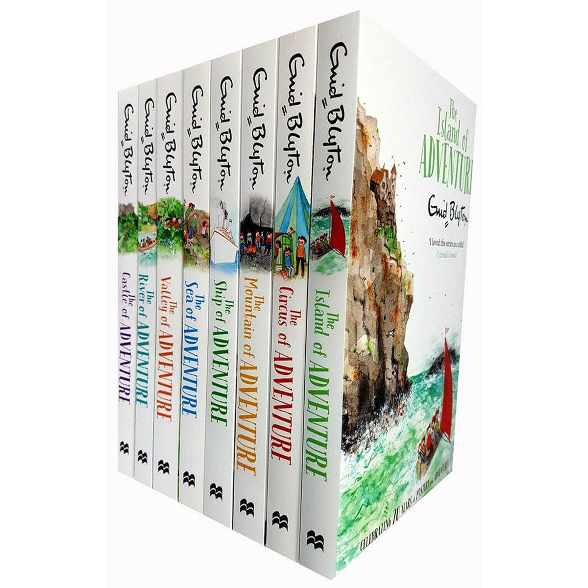 Enid Blyton Book Adventure Series 8 Books Set Collection Children Classic Books