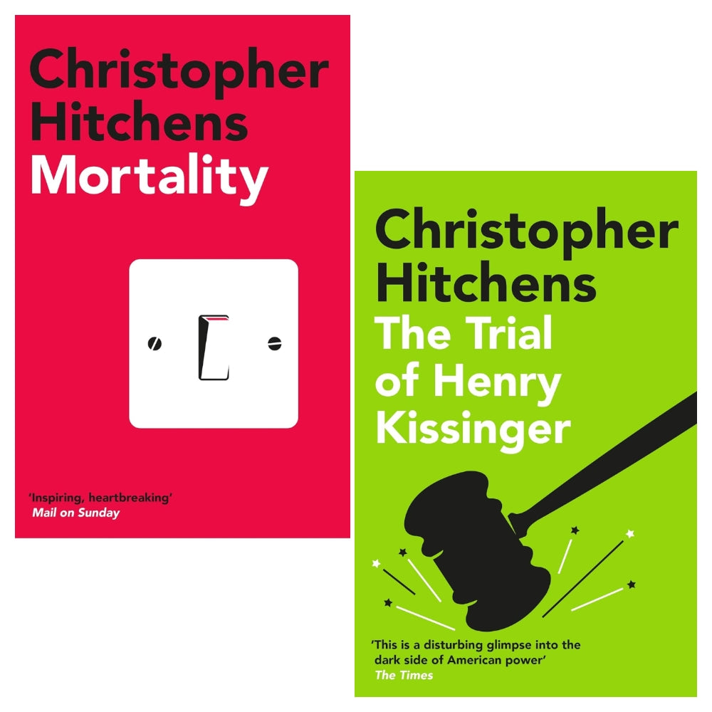 Mortality & The Trial of Henry Kissinger By Christopher Hitchens 2 Books Set