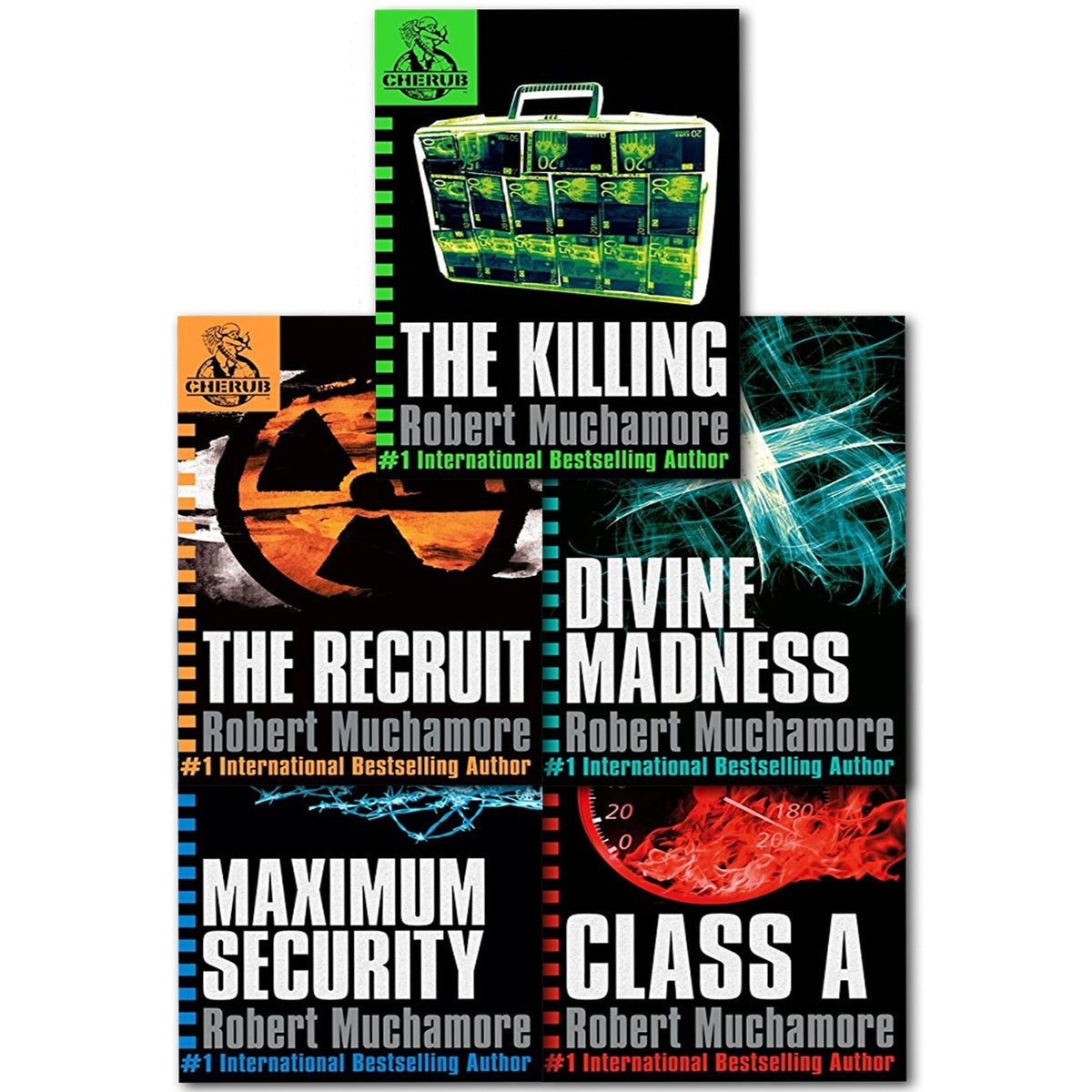 Cherub Series 1 Collection 5 Books Set By Robert Muchamore (Class A, Divine Madness, The Recruit, The Killing, Maximum Security)