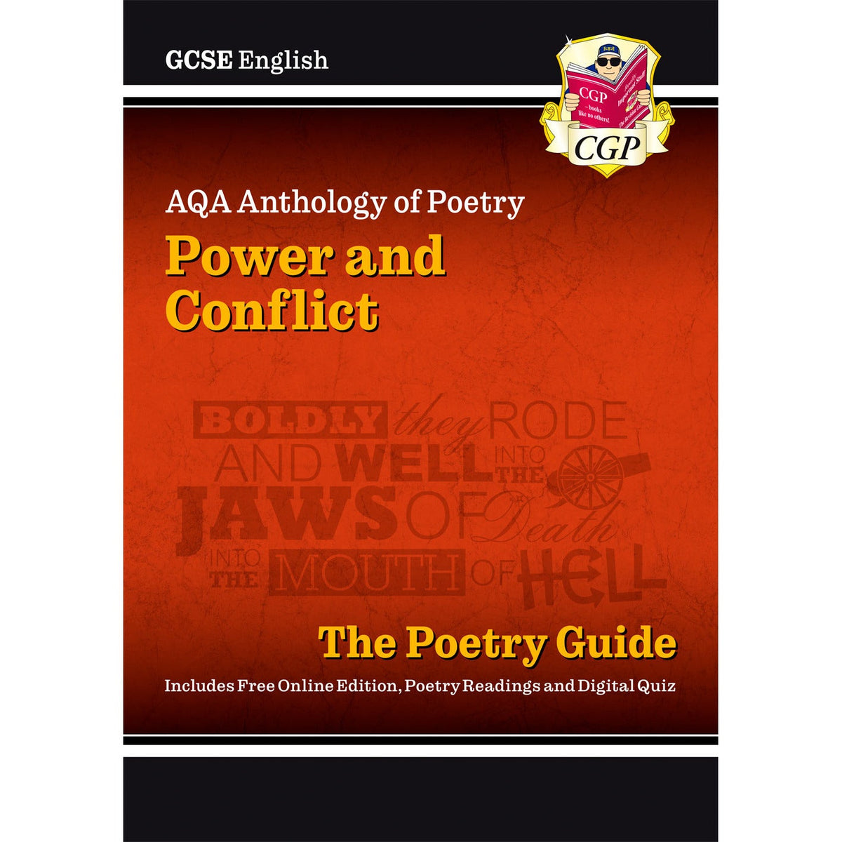 GCSE English AQA Poetry Guide - Power & Conflict Anthology inc. Online Edition, Audio & Quizzes