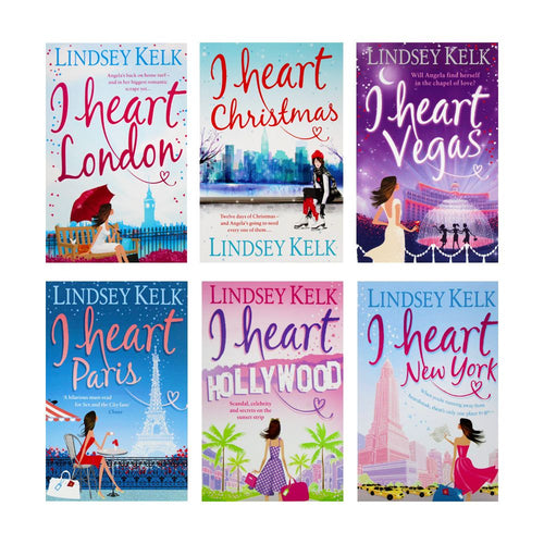 I Heart Series 6 Books Collection Set by Lindsey Kelk (I Heart New York, I Heart Hollywood, I Heart Paris, I Heart Vegas, I Heart London & I Heart Christmas)