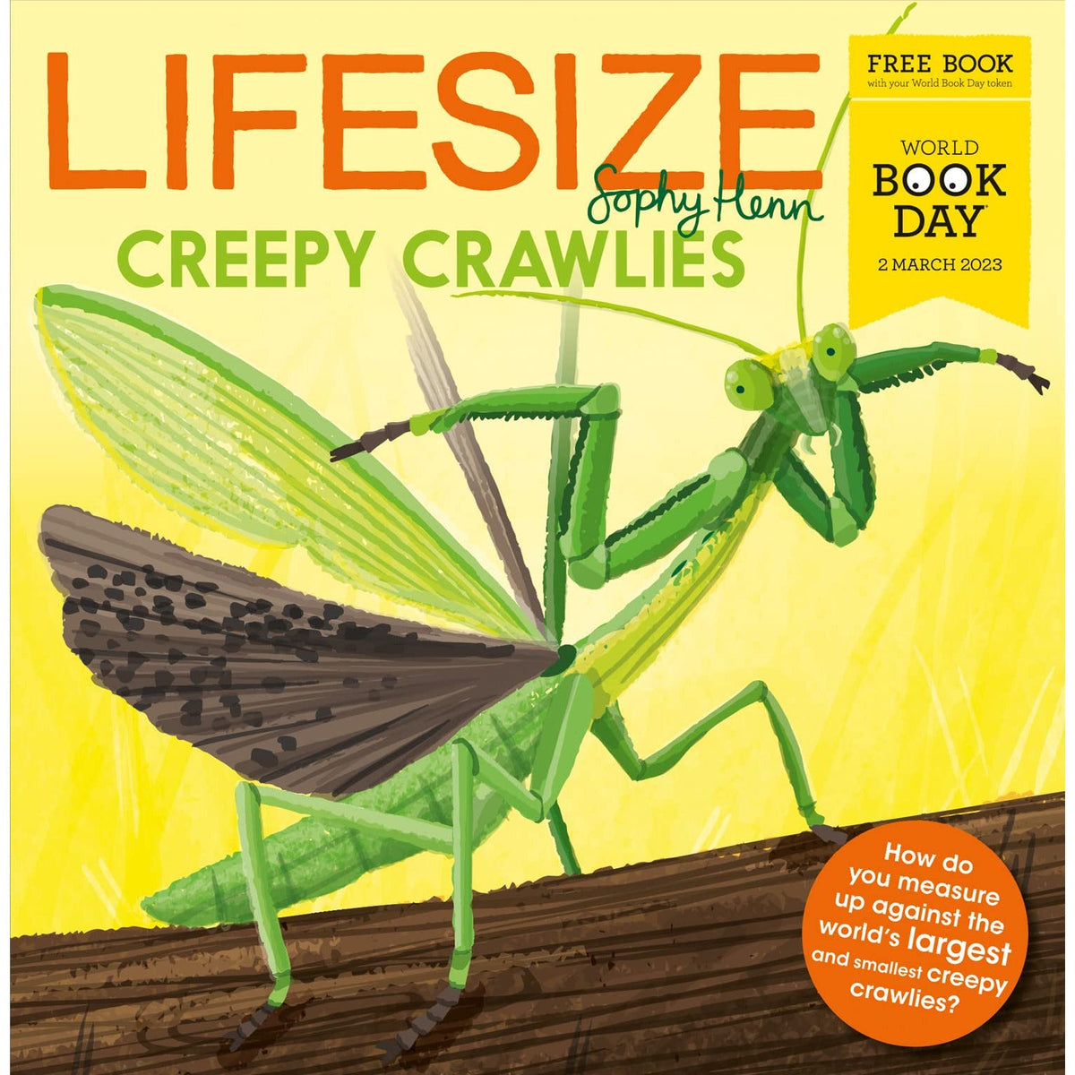 Lifesize Creepy Crawlies World Book Day 2023