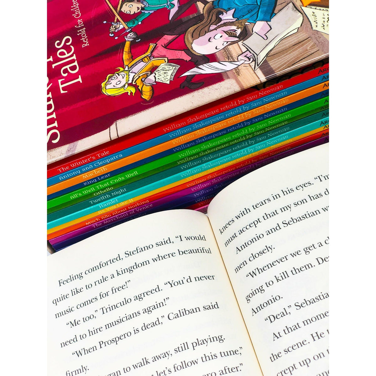 Shakespeare's Tales Retold for Children Collection 16 Books Box Set by William Shakespeare & Retold By Sam Newman