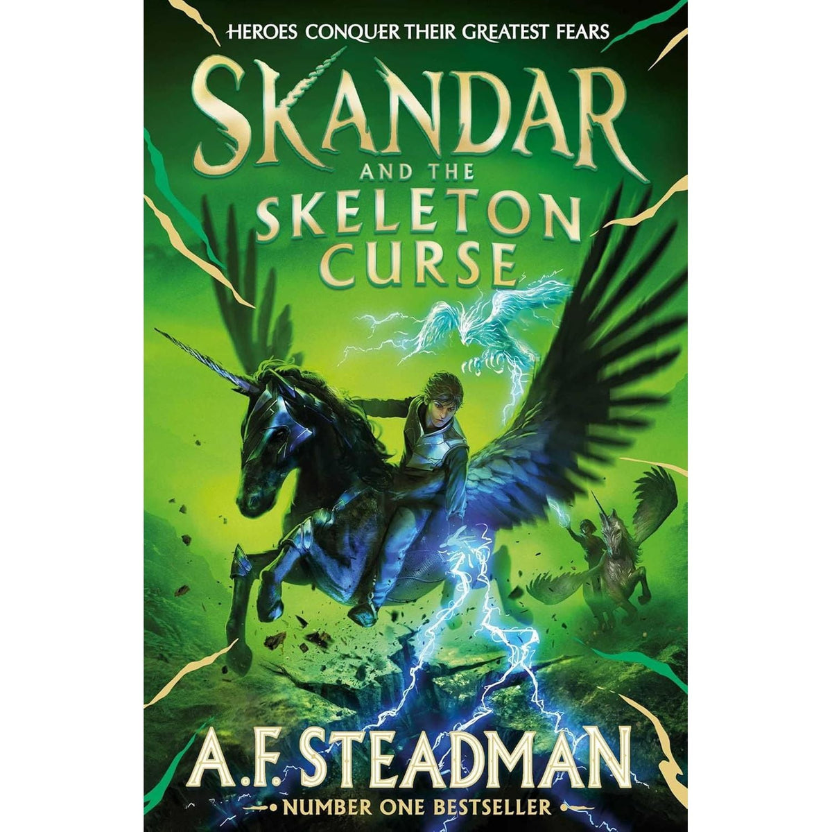 Skandar Series 2 Books Collection Set by A.F. Steadman (Books 4 & 5) (The Skeleton Curse, The Spirit War)