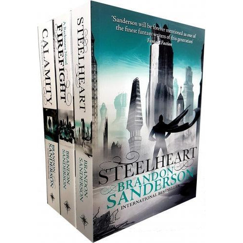 Brandon Sanderson Reckoners Series Collection 3 Books Set - Steelheart Firefight Calamity
