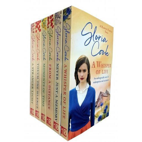 Gloria Cook Harvey Family Sagas 6 Books Collection Set