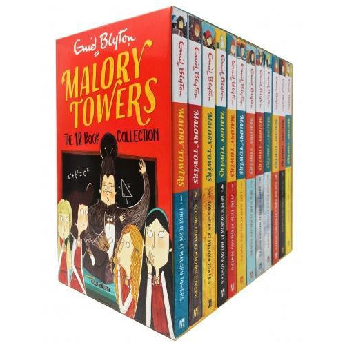 Malory Towers 12 Book Collection Set by Enid Blyton | Classic Girls’ Boarding School Stories - Ages 9-14 - Paperback