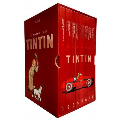 The Complete Adventures Of Tintin Collection 8 Books Box Gift Set By Herge