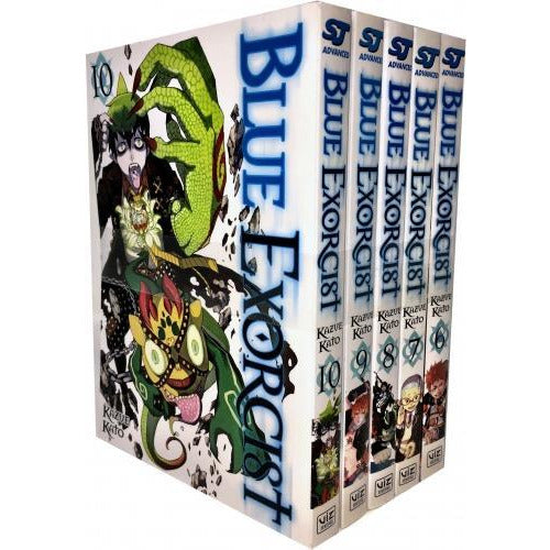 Blue Exorcist Volume 6-10 Collection 5 Books Set Series 2 By Kazue Kato