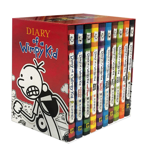 Diary of a Wimpy Kid Box of Books 1-10 h Gift Set