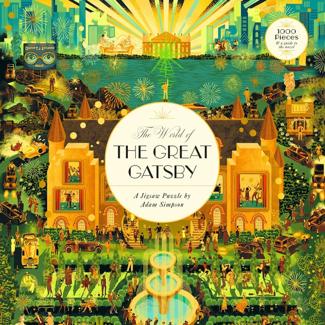 The World of the Great Gatsby 1000 Piece Puzzle: A Jigsaw by Adam Simpson: A Jigsaw by Adam Simpson