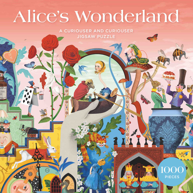 Alice's Wonderland 1000 Piece Puzzle: A Curiouser and Curiouser Jigsaw Puzzle: A Curiouser and Curiouser Jigsaw Puzzle