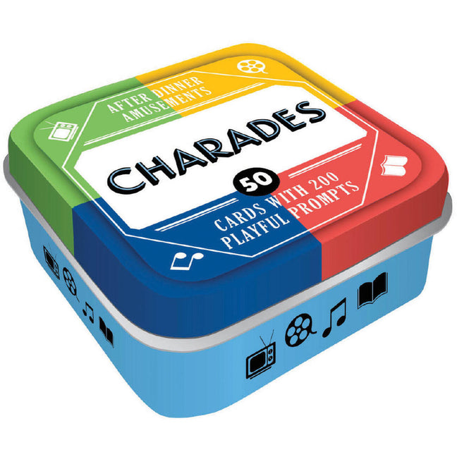 After Dinner Amusements: Charades: 50 Cards with 200 Playful Prompts: 50 Cards with 200 Playful Prompts