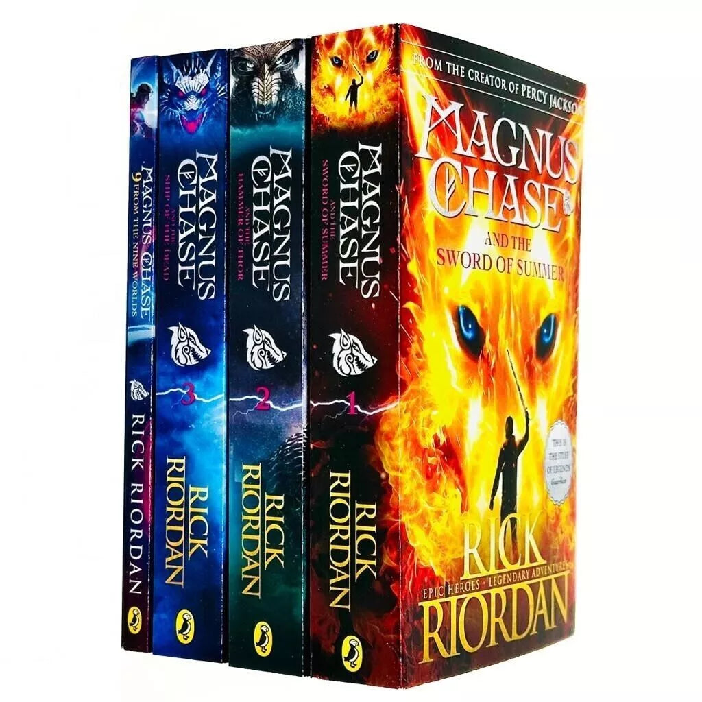 Trials of Apollo, Magnus Chase & Kane Chronicles Series 12 Books Collection Set by Rick Riordan