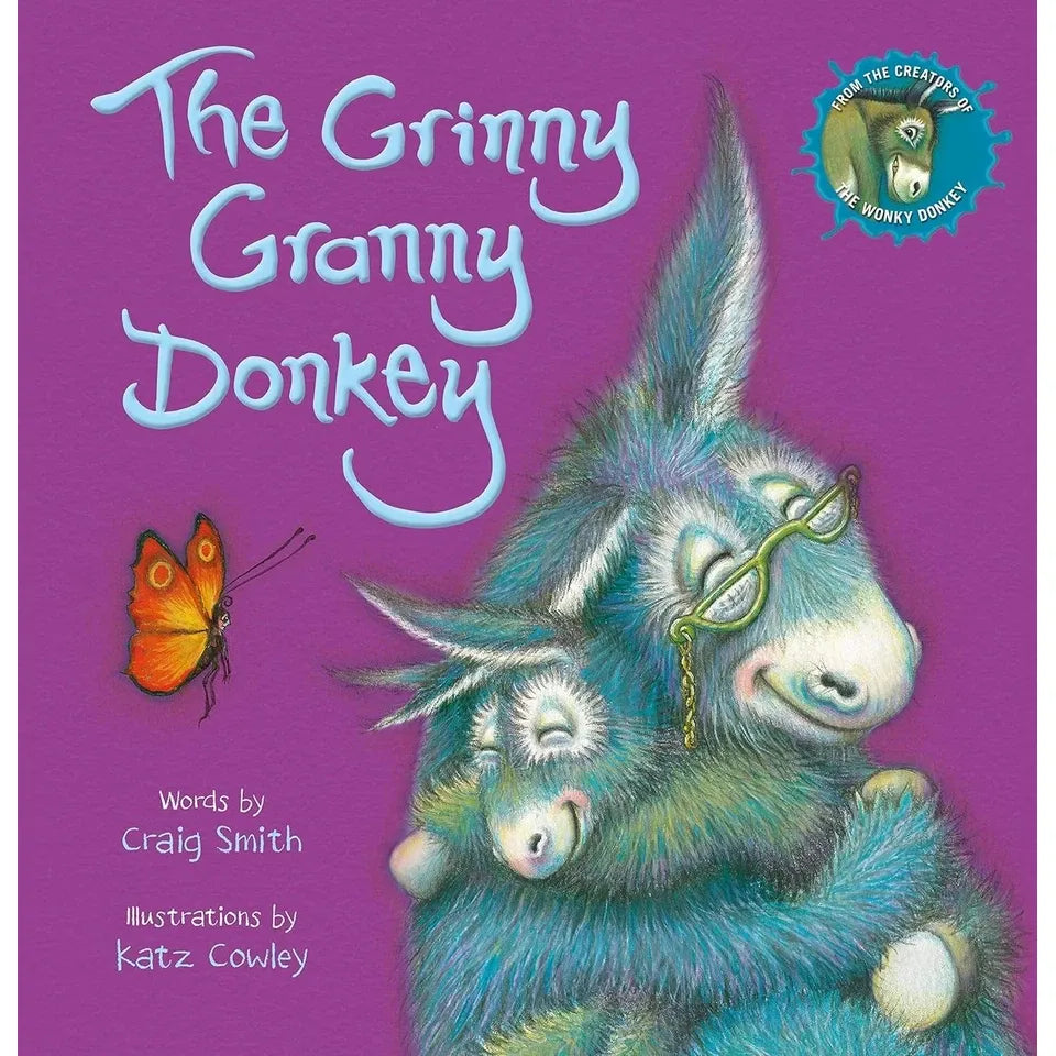 Wonky Donkey Series 4 Books Set By Craig Smith (The Wonky Donkey, Willbee the Bumblebee, The Dinky Donkey & The Grinny Granny Donkey )