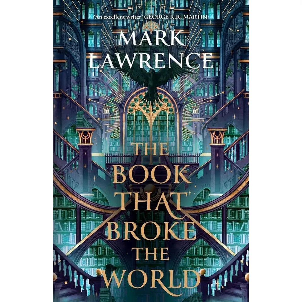 Library Trilogy by Mark Lawrence 3 Books Collection Set (The Book That Wouldn’t Burn, The Book That Broke the World & The Book That Held Her Heart)