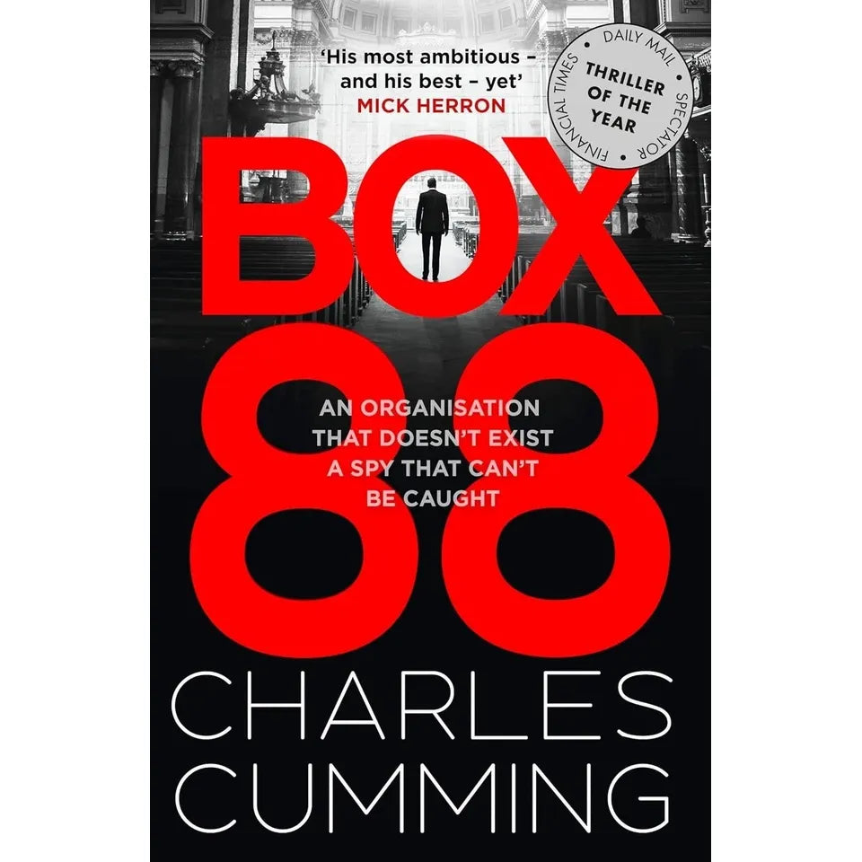 BOX 88 Thriller Series by Charles Cumming 3 Books Collection Set (BOX 88, JUDAS 62 & KENNEDY 35)