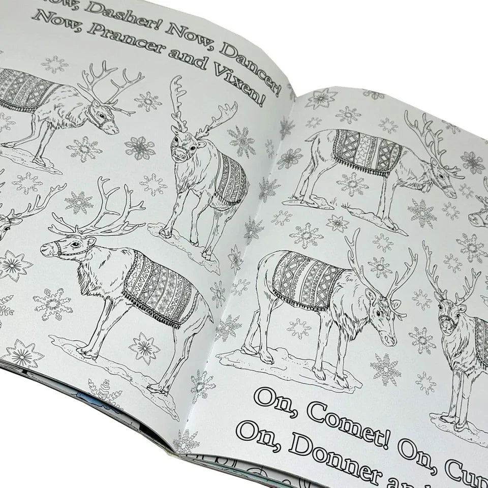 The Night Before Christmas: A Colouring Transfer Book by Clement C. Moore