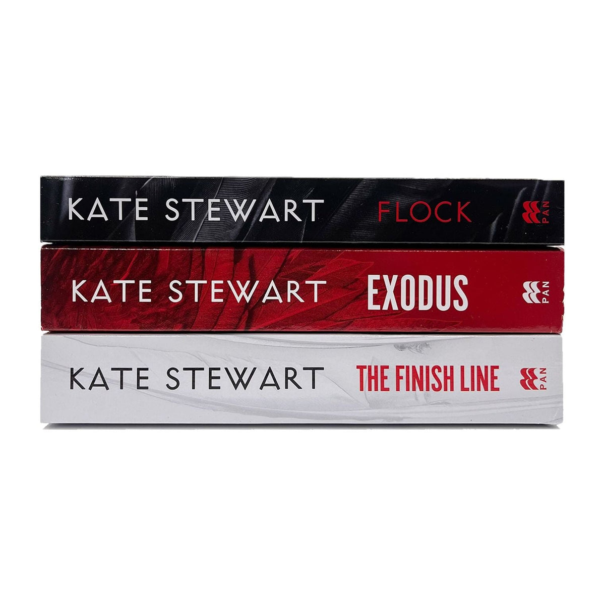 The Ravenhood Series By Kate Stewart 3 Books Collection Set (Flock, Exodus, The Finish Line)