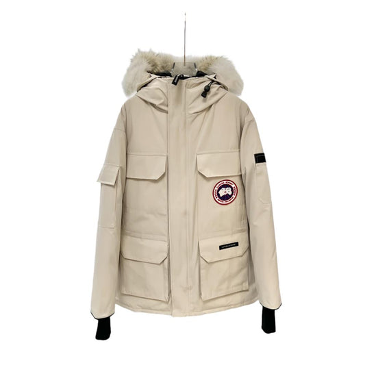 Canada Goose 006 Light Beige Expedition  Down Jacket