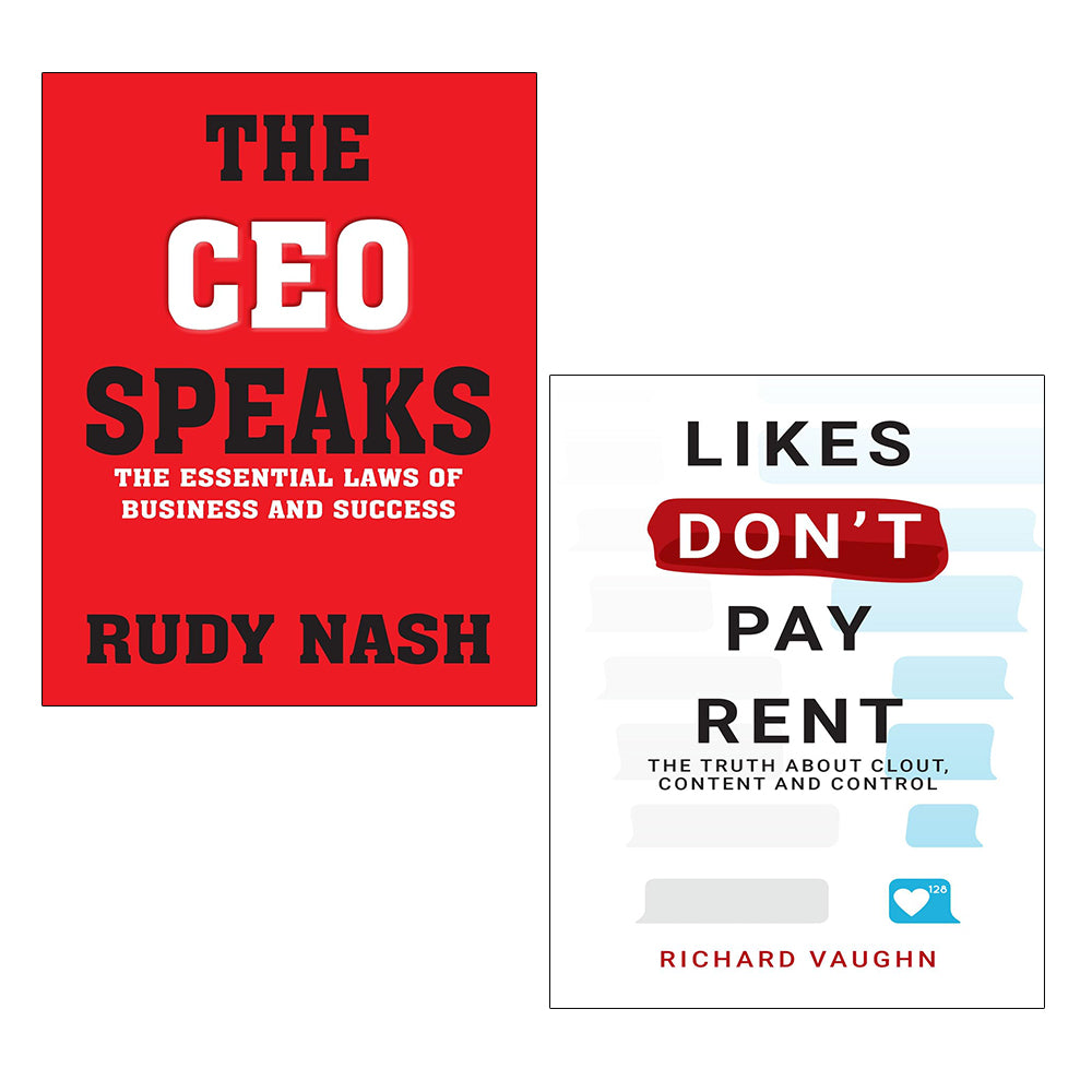 The CEO Speaks, LIKES DON’T PAY RENT 2 Books Collection Set
