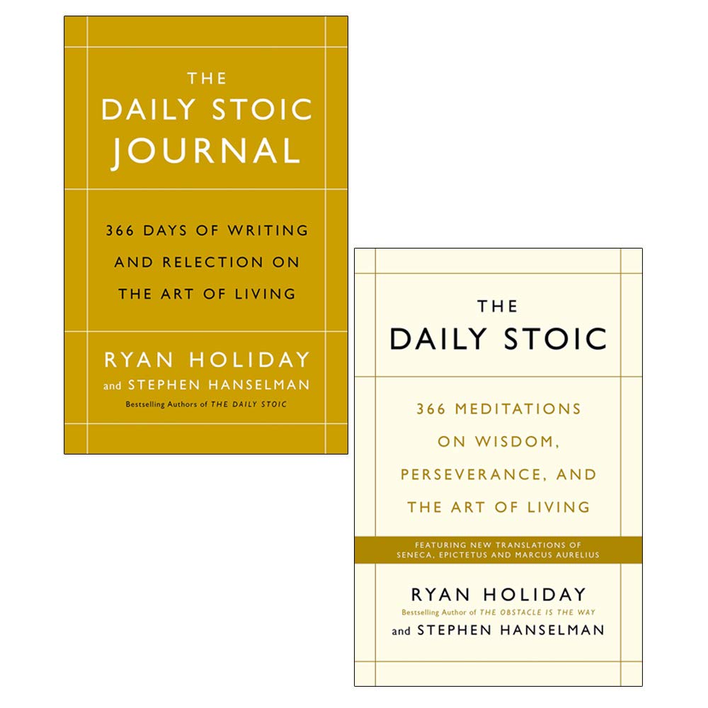 The Daily Stoic 366 Meditations on Wisdom, Journal [h] 2 Books Collection Set By Ryan Holiday