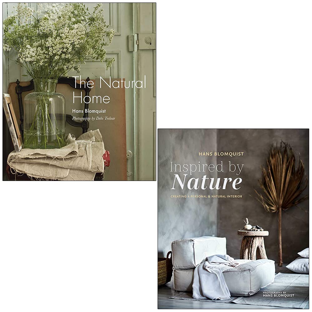 The Natural Home & Inspired by Nature By Hans Blomquist 2 Books Collection Set h