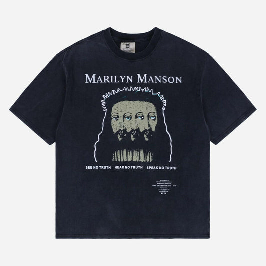 FEAR OF GOD ESSENTIALS "MARILYN MANSON" BLACK SHIRTS 2019 SUMMER-SPRING CLOTHING COLLECTION