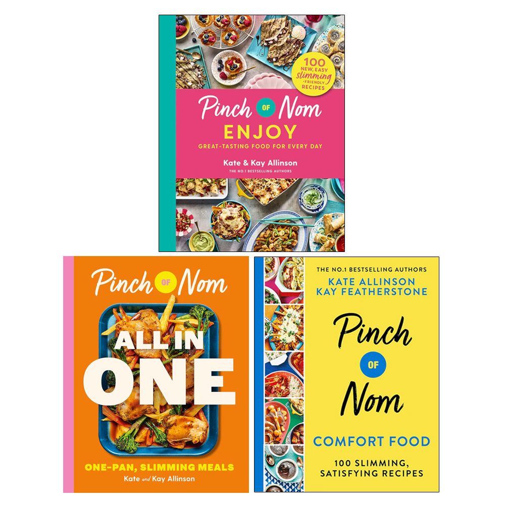 Kay Allinson 3 Books Collection Set (Pinch of Nom Enjoy, Pinch of Nom ALL IN ONE, Pinch of Nom Comfort Food)