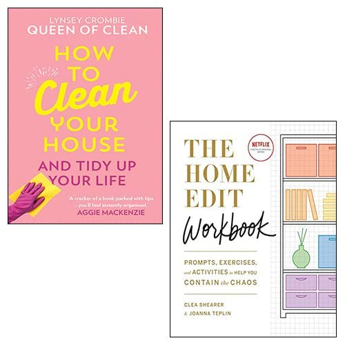 How To Clean Your House [h], The Home Edit Workbook 2 Books Collection Set