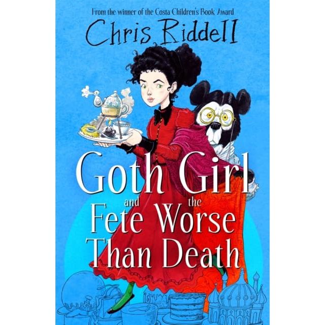 Chris Riddell Goth Girl Collection 4 Books Set (Goth Girl and the Ghost of a Mouse, Goth Girl and the Fete Worse Than Death, Goth Girl and the Wuthering Fright,Goth Girl and the Sinister Symphony)